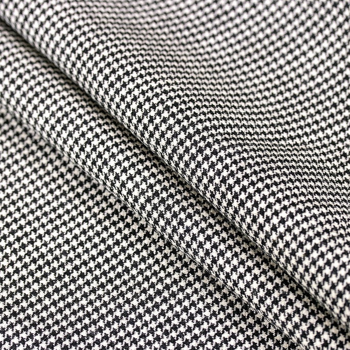 RK Classics Harriman Wool Black/White Fabric image 2 of 2