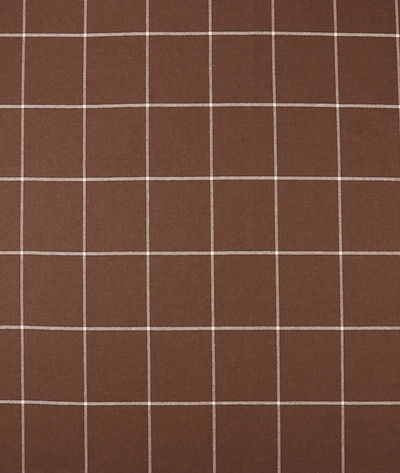 RK Classics Granville Wool Plaid Brown Fabric