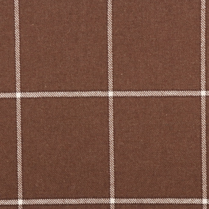 RK Classics Granville Wool Plaid Brown Fabric image 2 of 4