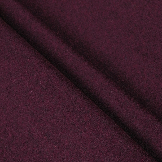 RK Classics Linton Melton Wool Cranberry Fabric image 2 of 2