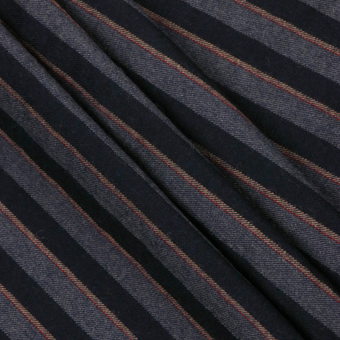 RK Classics Rossen Stripe Wool Celadon Fabric image 3 of 3