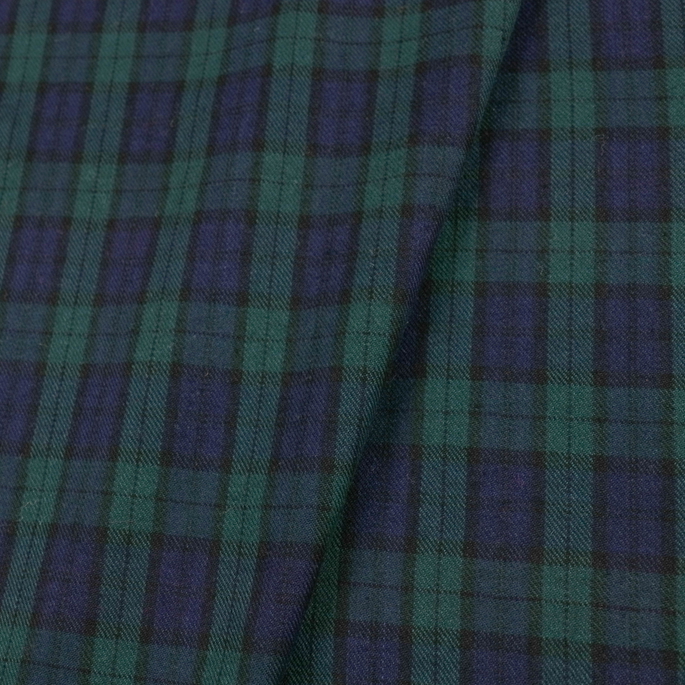 RK Classics Morris Wool Tartan Blackwatch Fabric image 2 of 2