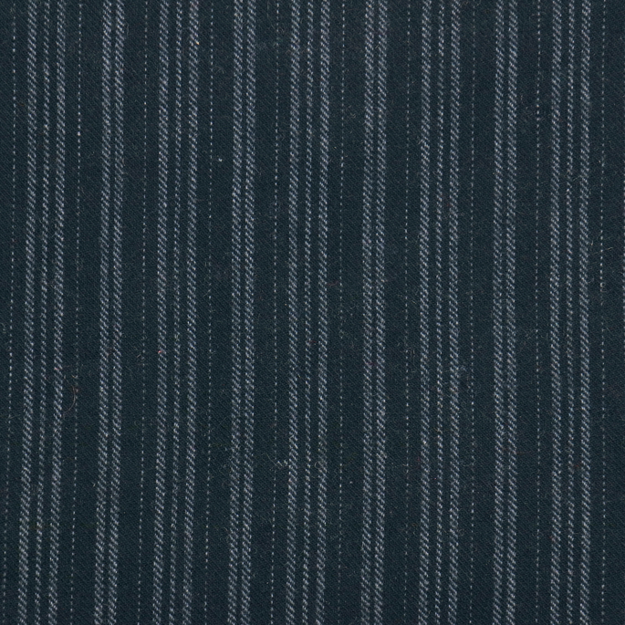 RK Classics Ashfield Stripe Wool Navy Fabric image 2 of 3