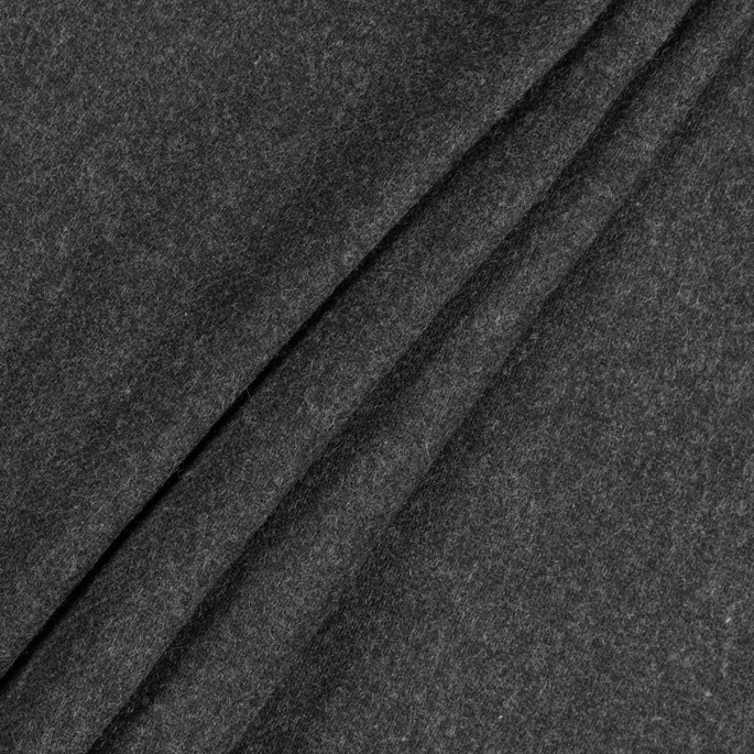 Lenore Wool Twill Flannel Charcoal Fabric image 2 of 2