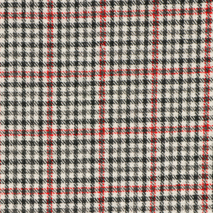 RK Classics Asbury Wool Plaid Black/Red Fabric image 2 of 3