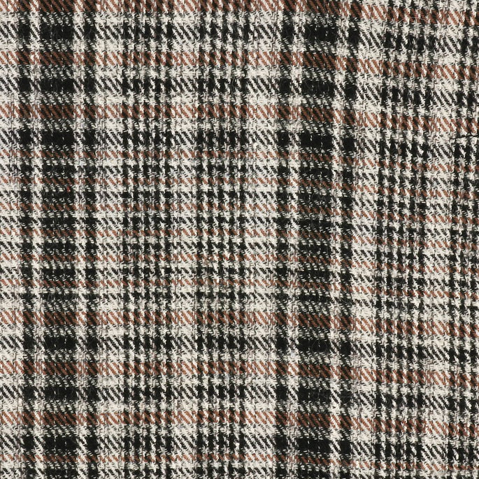 RK Classics Marion Wool Black/Brown Fabric image 2 of 3
