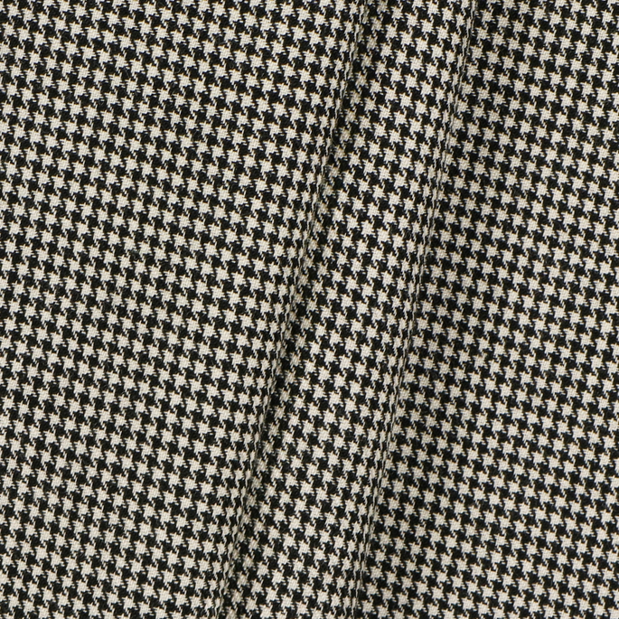 RK Classics Abington Wool Minicheck Black/White Fabric image 2 of 2