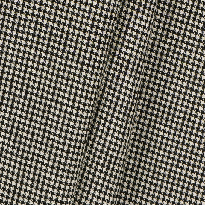 RK Classics Abington Wool Minicheck Black/White Fabric image 2 of 2