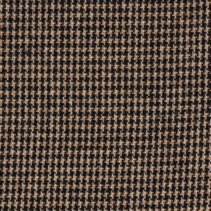 RK Classics Orson Wool Houndstooth Camel/Black Fabric image 2 of 3