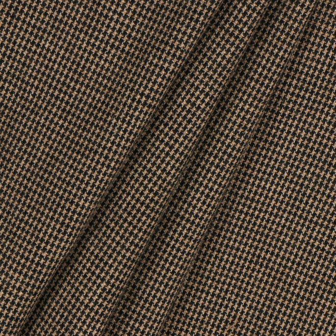 RK Classics Orson Wool Houndstooth Camel/Black Fabric image 3 of 3