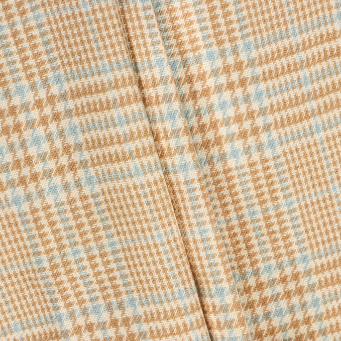 RK Classics Halifax Wool Blue/Gold Fabric image 2 of 2