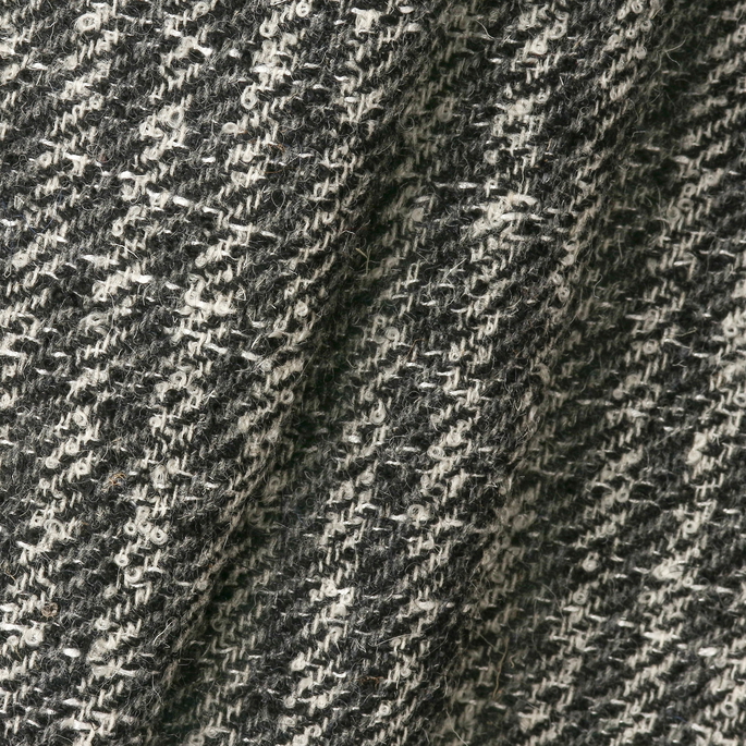 RK Classics Wyben Boucle Wool Salt &amp; Pepper Fabric image 3 of 3