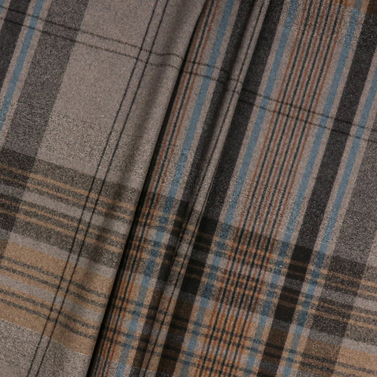 RK Classics Hermiston Wool Plaid Autumn/Grey Fabric