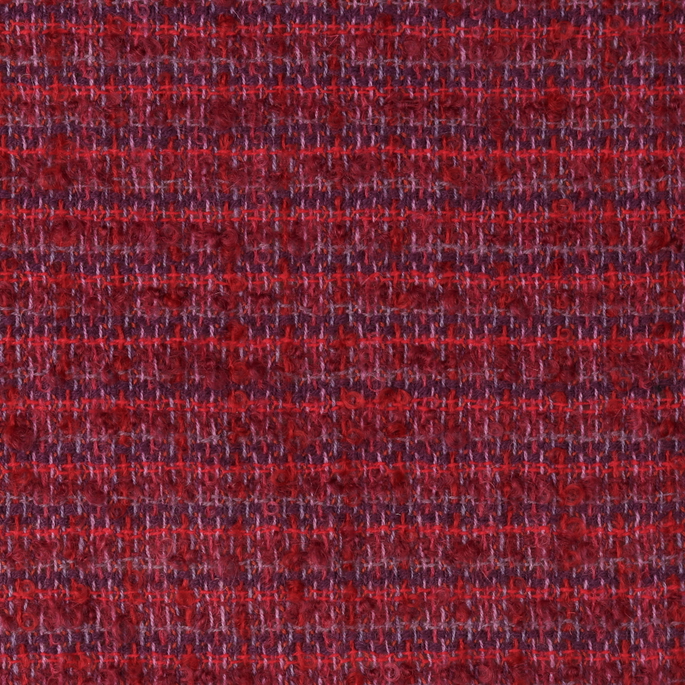 RK Classics Morley Boucle Wool Fuchsia Fabric image 1 of 2