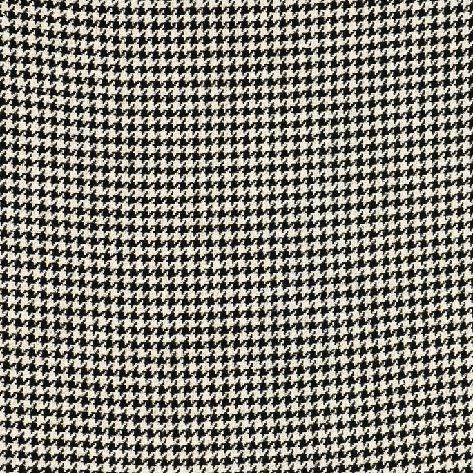 RK Classics Atkins Houndstooth Wool Black/White Fabric image 1 of 2