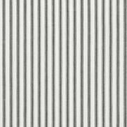 Covington Black Woven Ticking Fabric