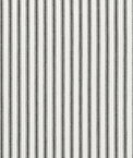 Covington Black Woven Ticking Fabric