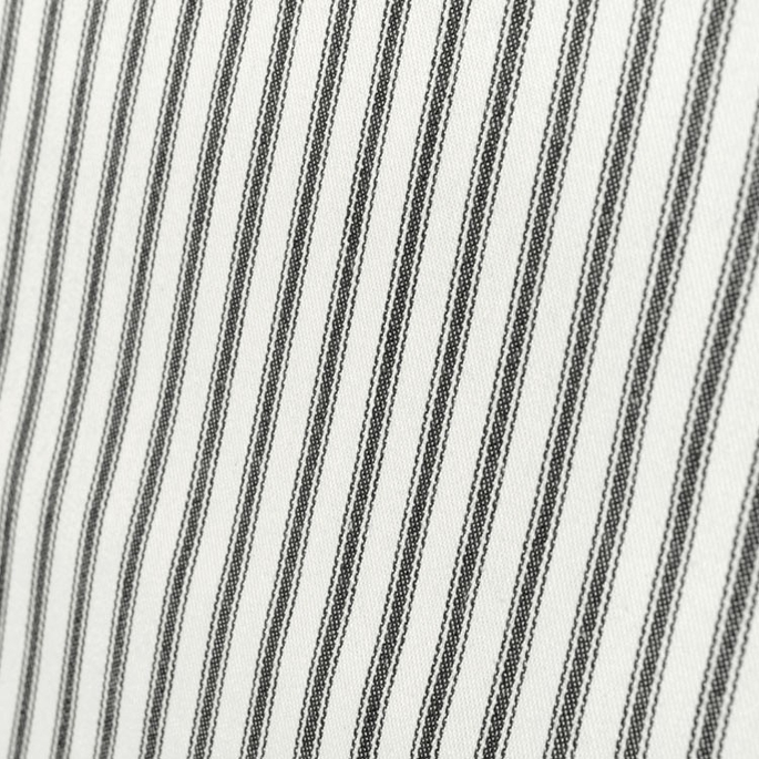 Covington Black Woven Ticking Fabric image 5 of 5