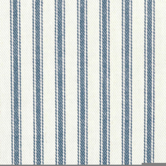 Covington Denim Blue Woven Ticking Fabric image 2 of 5
