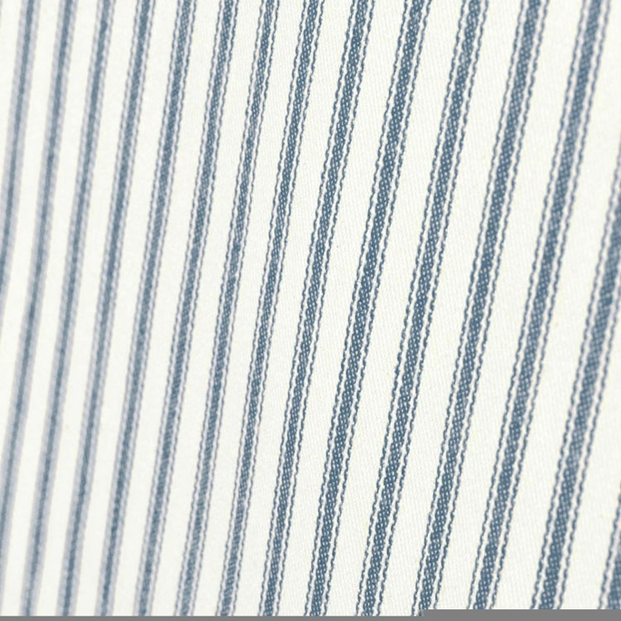Covington Denim Blue Woven Ticking Fabric image 5 of 5