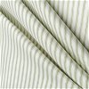 Covington Fern Green Woven Ticking Fabric - Image 3
