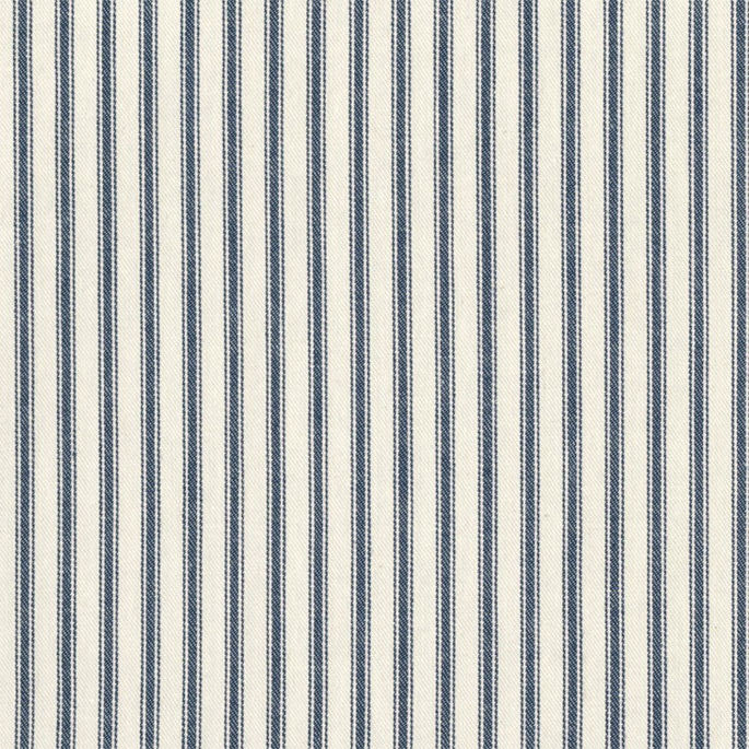 Covington Navy Woven Ticking Fabric image 1 of 5