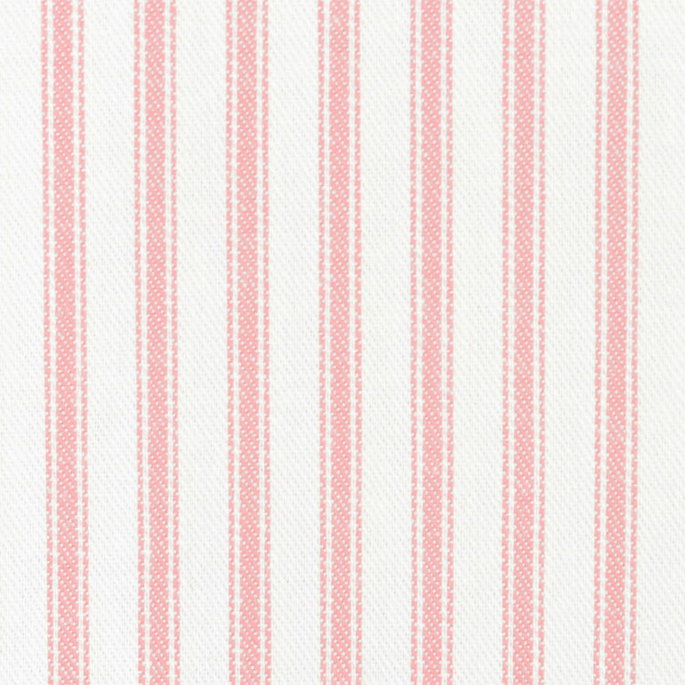 Covington Pink Woven Ticking Fabric image 2 of 4