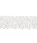 2" Oyster Floral Scallop Lace Trim