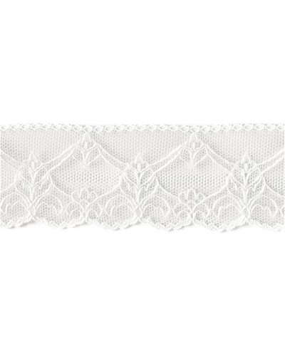 2 inch Oyster Floral Scallop Lace Trim