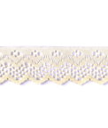 2" Ivory Scallop Lace Trim