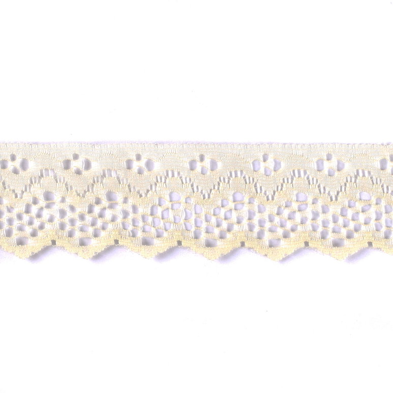 2" Ivory Scallop Lace Trim