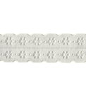 1-1/2" Pearl Floral Lace Trim