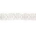 1/2" White Geometric Lace Trim