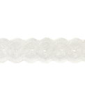 2" Natural Floral Scallop Lace Trim