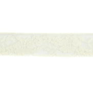 1" Ivory Floral Lace Trim