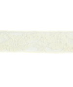 1" Ivory Floral Lace Trim