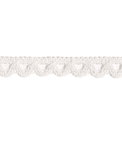 5/8" Off White Scallop Lace Trim
