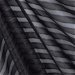 Black Jolene Stripe Polyester Knit Fabric thumbnail image 1 of 2