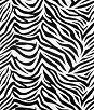 White/Black Zebra Charmeuse Fabric