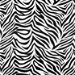 White/Black Zebra Charmeuse Fabric thumbnail image 1 of 2