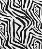 Premier Prints Zebra Black/White Canvas Fabric
