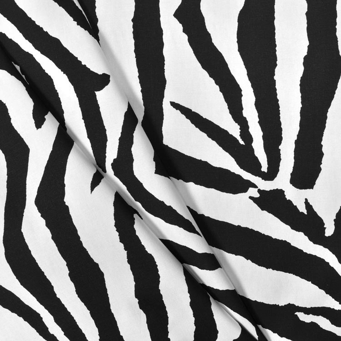 Premier Prints Zebra Black/White Canvas Fabric image 3 of 5