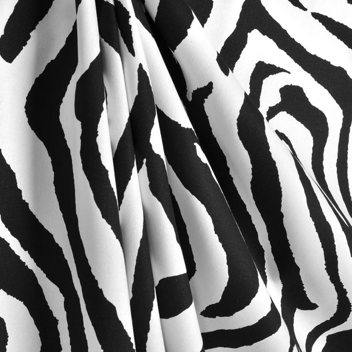 Premier Prints Zebra Black/White Canvas Fabric image 4 of 5