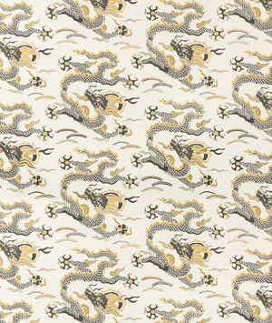 Kravet Zen Dragon Gold Fabric