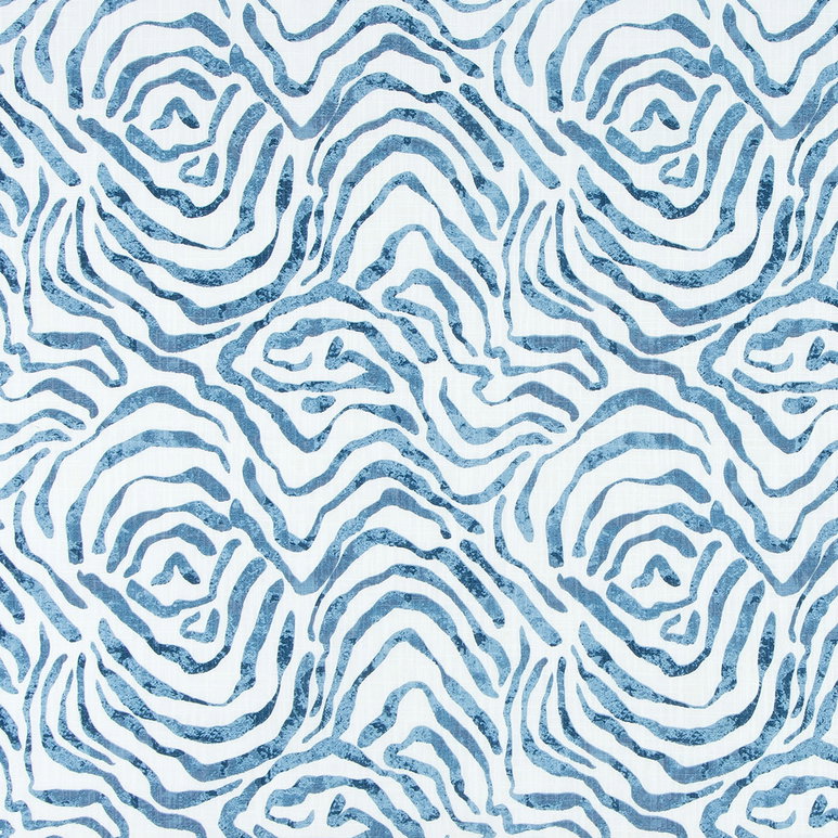 Angela Harris Zephyr Indigo Luxe Canvas Fabric