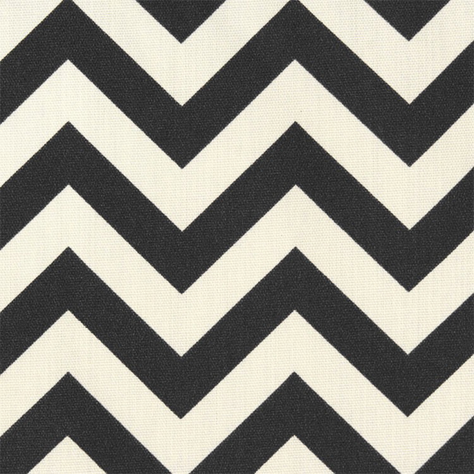 Premier Prints Outdoor Zig Zag Ebony Fabric image 2 of 5