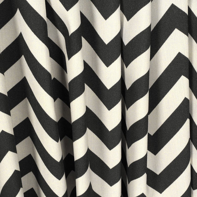 Premier Prints Outdoor Zig Zag Ebony Fabric image 4 of 5