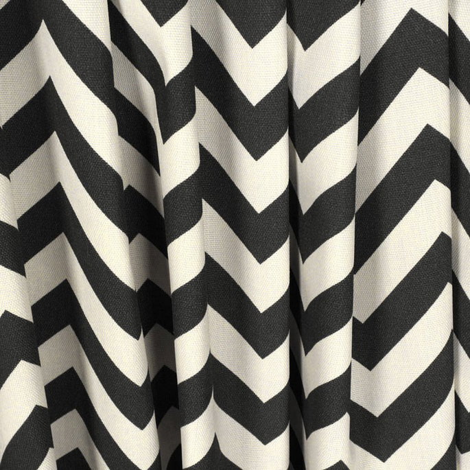 Premier Prints Outdoor Zig Zag Ebony Fabric image 4 of 5