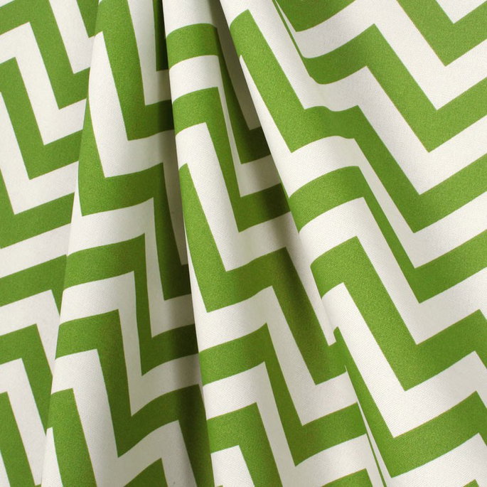 Premier Prints Outdoor Zig Zag Greenage Fabric image 4 of 5