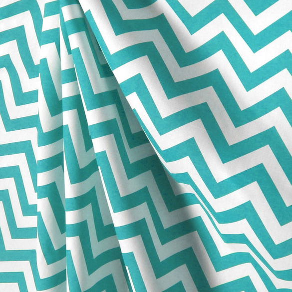 Premier Prints Outdoor Zig Zag Ocean Fabric | OnlineFabricStore